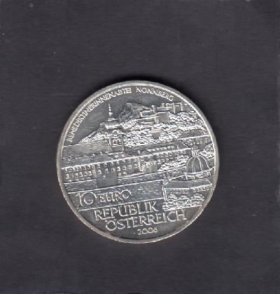 Beschrijving: 10 Euro ABBEY NONNBERG 